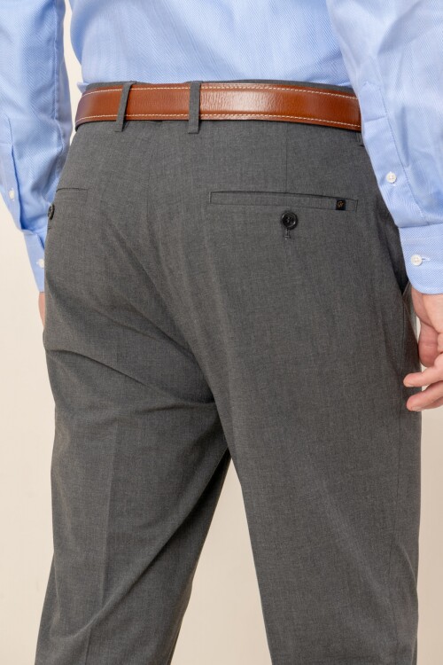 Pantalón Custom Fit Rennie Gris
