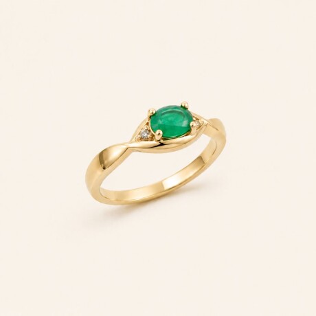 Anillo Cielo Esmeralda - Oro 9k Anillo Cielo Esmeralda - Oro 9k