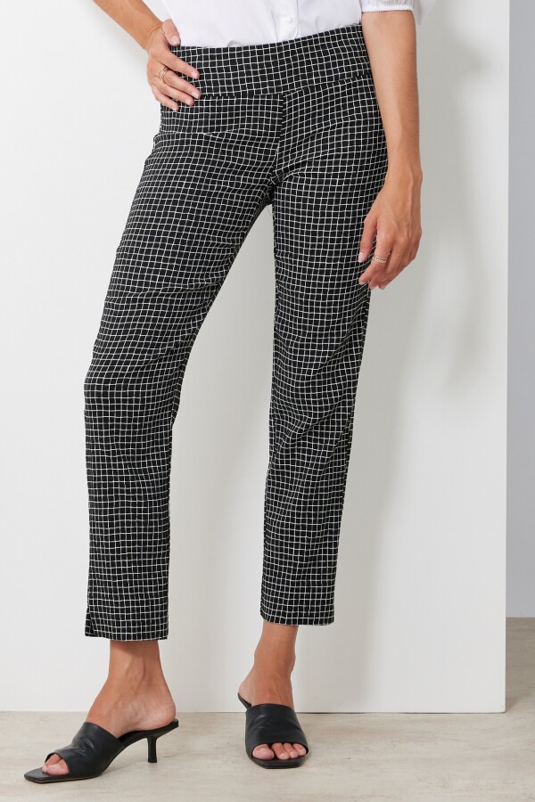 Pantalon Cuadros NEGRO/BLANCO