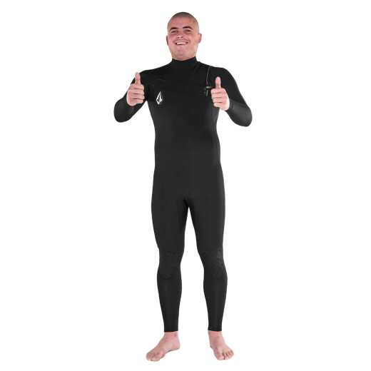 Traje Volcom ABG 3/2 Chest Zip Fullsuit - Negro Traje Volcom ABG 3/2 Chest Zip Fullsuit - Negro
