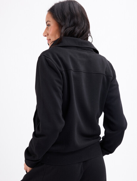 Campera felpa Boreal negro