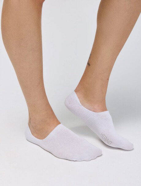 KIT DE 3 PARES DE MEDIAS UNISSEX BLANCO