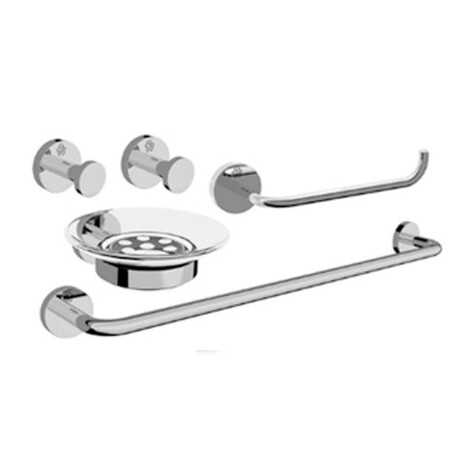 Percha Simple Cromada Linea Lilo 3.8Cm De Diametro CROMO