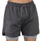 SHORT 2IN1 MEN POLY/SPX EVERLAST SLAM IV CH M6 CHARCOAL