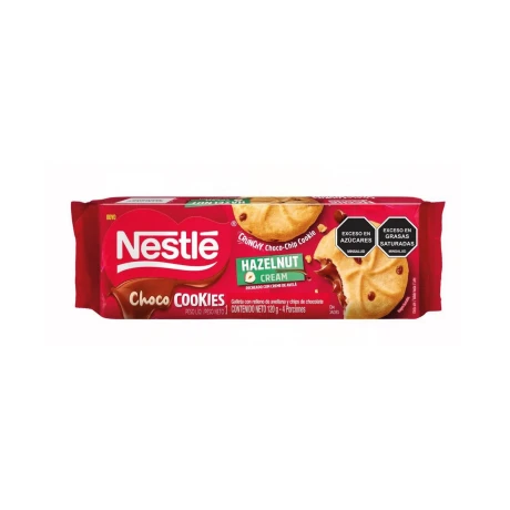 GALLETITA NESTLE CHOCO COOKIES HAZELNUT AVELLANA 120GRS GALLETITA NESTLE CHOCO COOKIES HAZELNUT AVELLANA 120GRS