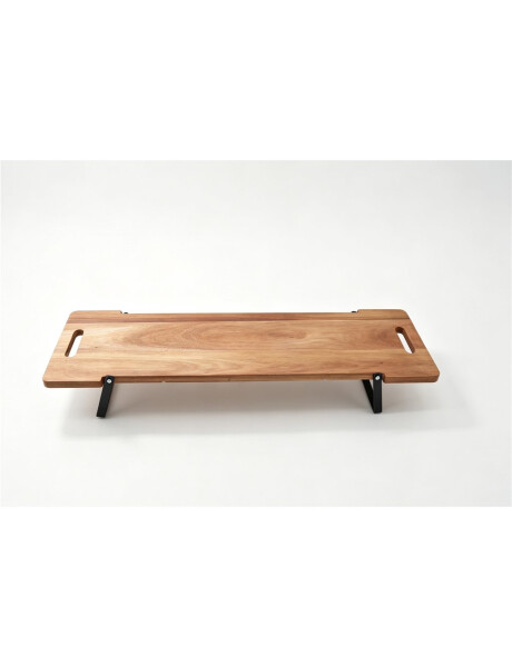 TABLA DE SERVIR PLEGABLE ACACIA 67X20X10CM NAT/NEG TABLA DE SERVIR PLEGABLE ACACIA 67X20X10CM NAT/NEG