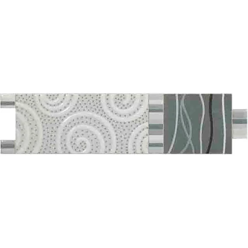 Guarda Cuadritos Gris 6.5X25 (Sin Fin) 000
