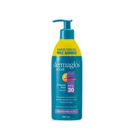 PROTECTOR SOLAR DERMAGLOS SOLAR FPS 30 380 ML PROTECTOR SOLAR DERMAGLOS SOLAR FPS 30 380 ML