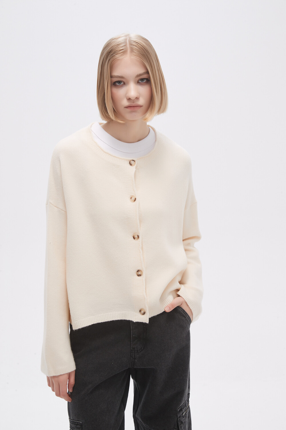 Cardigan Dialoy Crudo / Natural