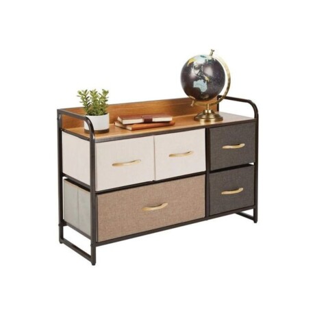Mueble organizador 5 cajones en tela Selecta Mueble organizador 5 cajones en tela Selecta