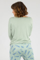 Pijama alaska peach Verde claro