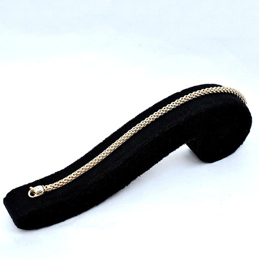 Pulsera En Oro 18K Rosa De 19 Cm Pulsera En Oro 18K Rosa De 19 Cm