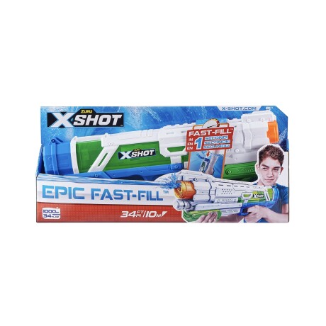 Pistola de agua Zuru X-Shot Water Warfare Epic Fast-Fill 1000ml Blanco