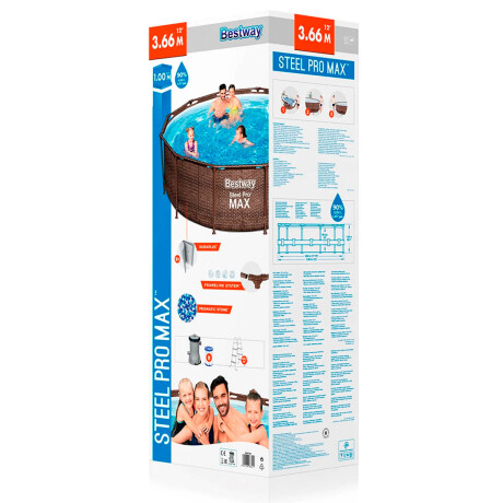Piscina Bestway 9150 L Rattan Estructural 366x100 Bsw056709
