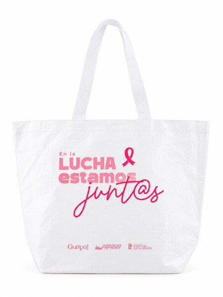 BOLSA LAMINADA INSTITUCIONAL LUCHA BLANCO