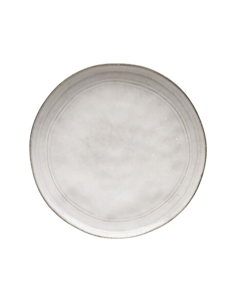 PLATO DE POSTRE D20CM BLANCO BORDE GRIS PLATO DE POSTRE D20CM BLANCO BORDE GRIS
