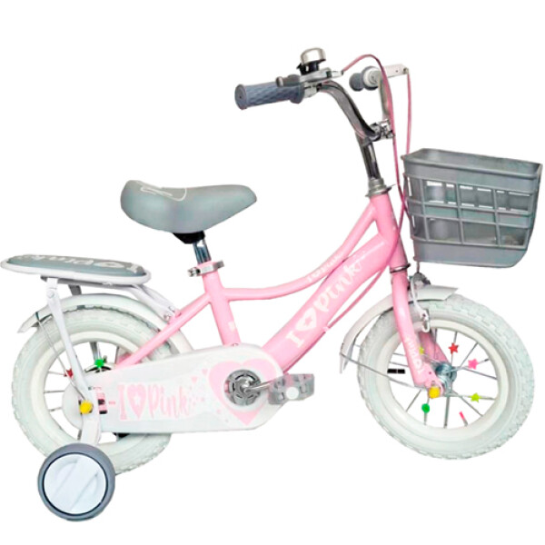 BICICLETA PINK R-14 NIÑA -Blanco/ Lila/ Rosa Sin color