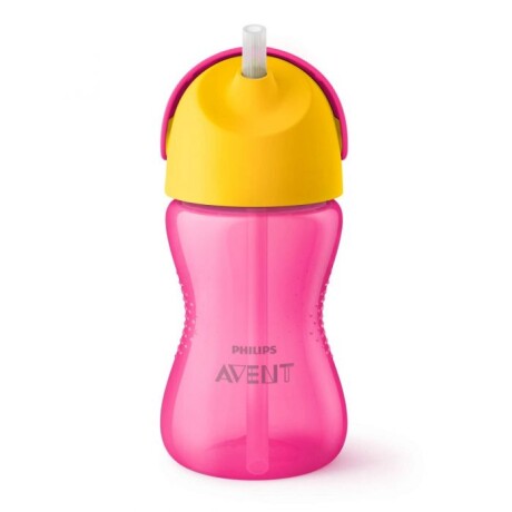 Vasito antiderrame Avent con sorbito 300ml rosa ROSA