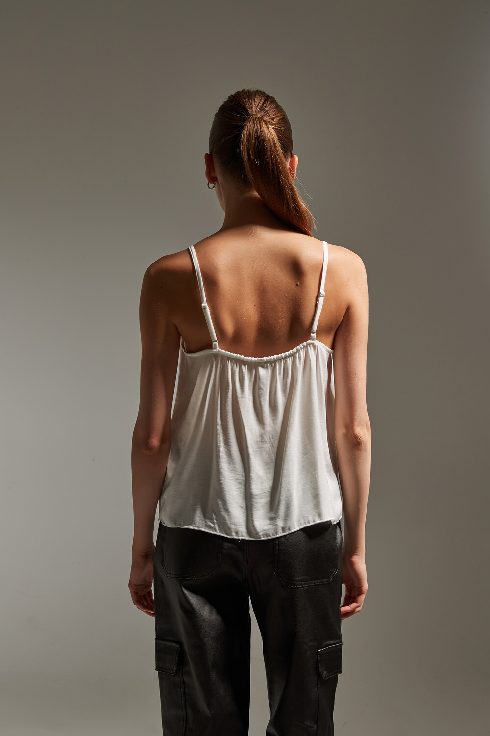 Musculosa Esqueiara Marfil / Off White