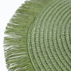 INDIVIDUAL RED VERDE C/FLECOS 38CM Unica