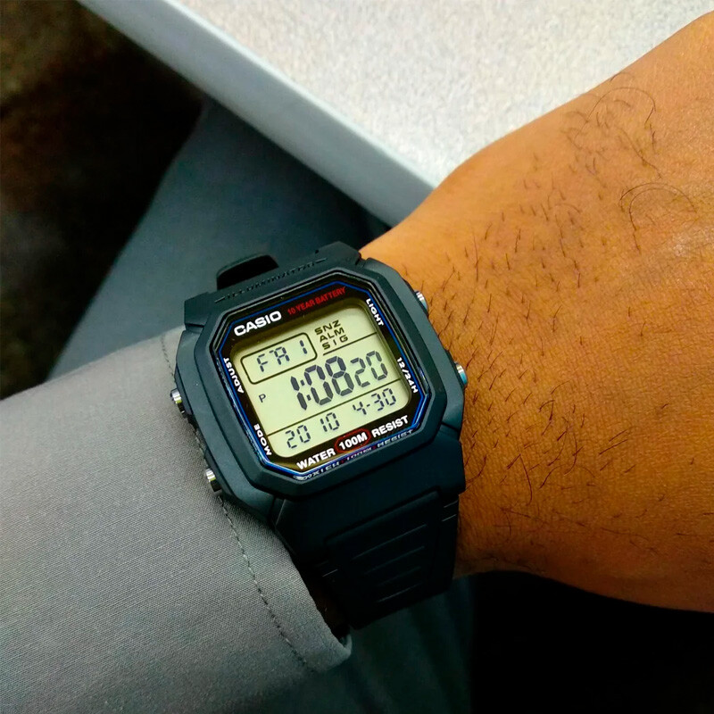Reloj Casio en color negro W-800H-1AVDF Reloj Casio en color negro W-800H-1AVDF