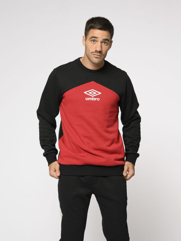 Buzo Crew Neck Umbro Hombre Roj