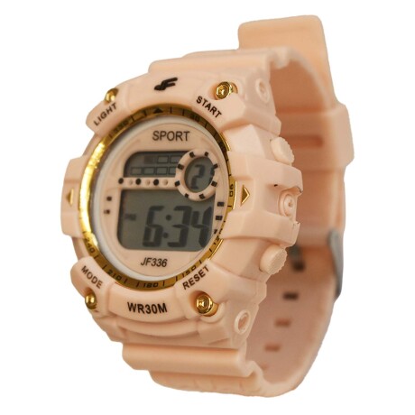 Reloj Deportivo Unisex de Pulsera Waterproof Pantalla Luz Salmón