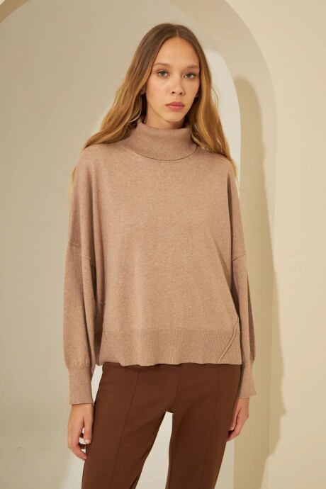 POLERA MALENA CAMEL