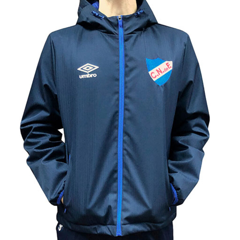 Campera Infantil Umbro Nacional Jrs Azul Marino - Azul Real - Blanco