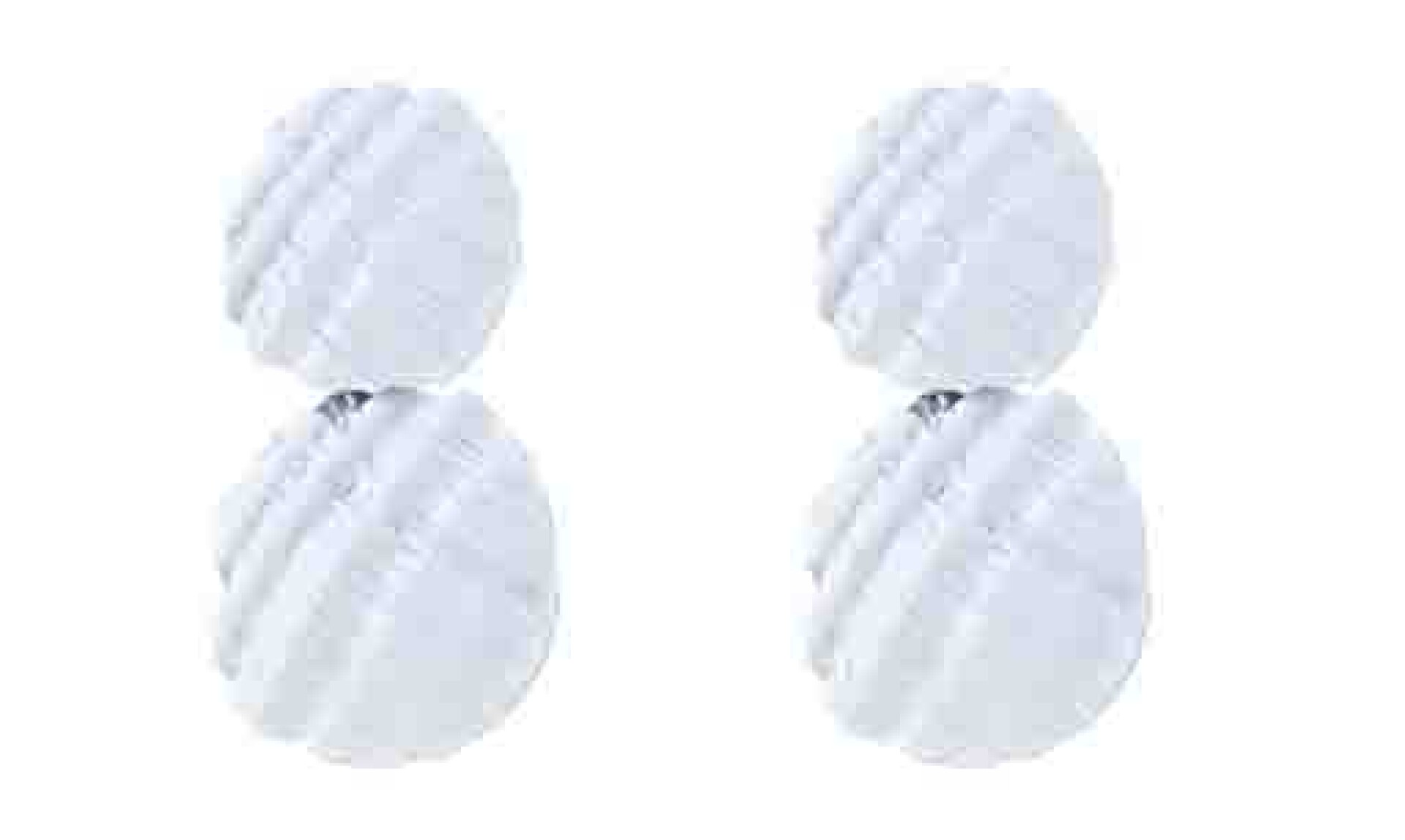 Caravana de Mujer Miss Carol Caravana colgante texturada 