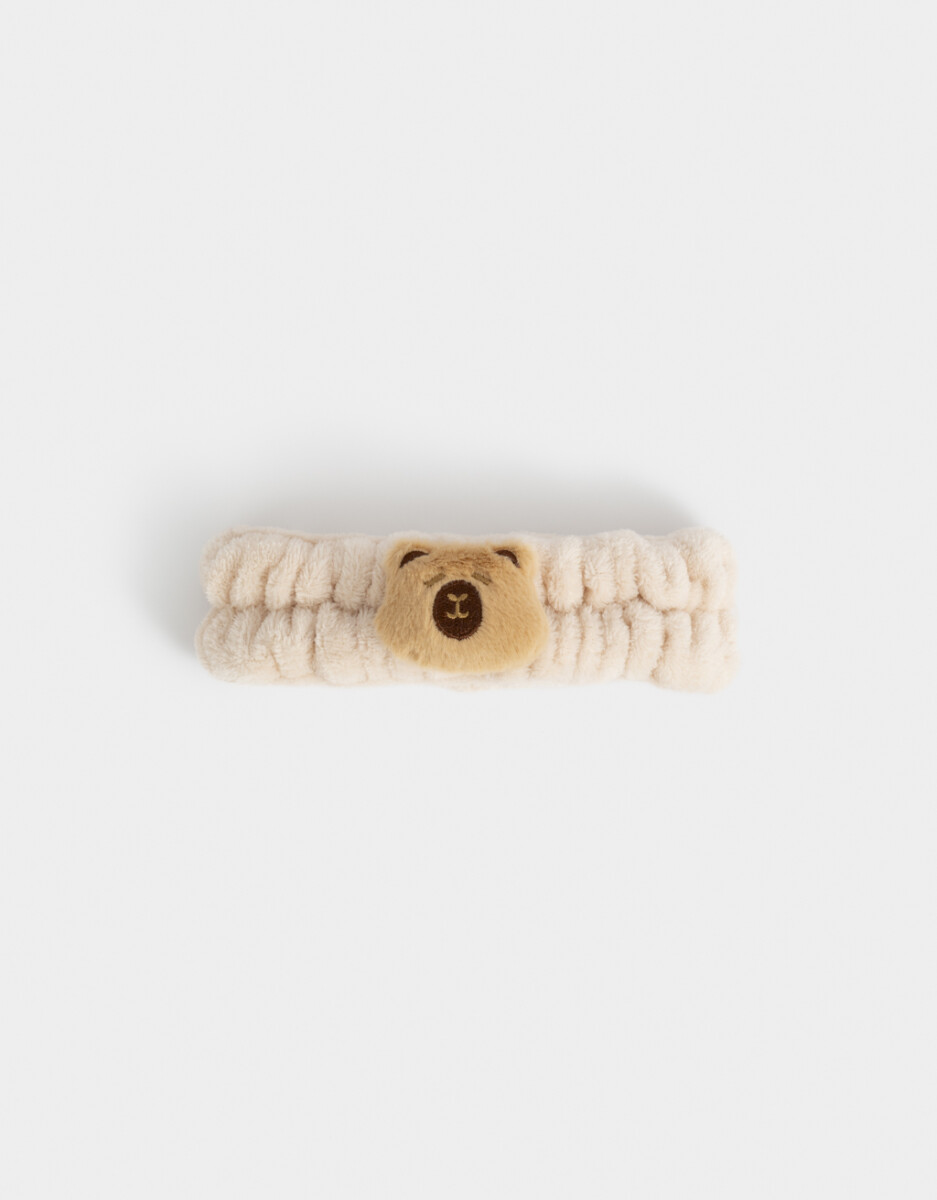 Vincha Textil Con Osito 