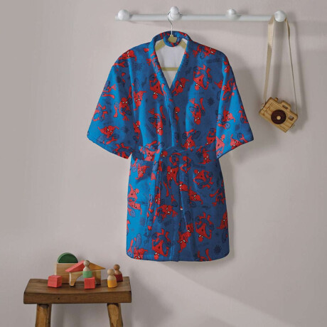 Bata de Baño Infantil Velour Talle P al G Spiderman