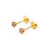Abridores Solitario-Oro 18k-Piedra Zirconia-AB9522 conpiedra