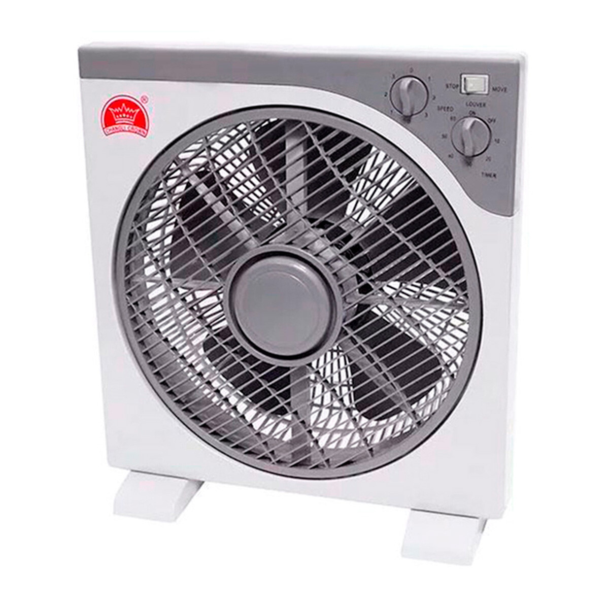 Turbo Ventilador 30cm Rejilla Giratoria 40w 3 Velocidades 