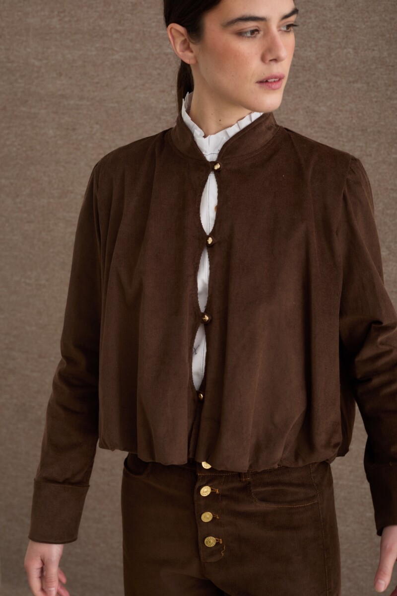 CHAQUETA BALLOON Chocolate