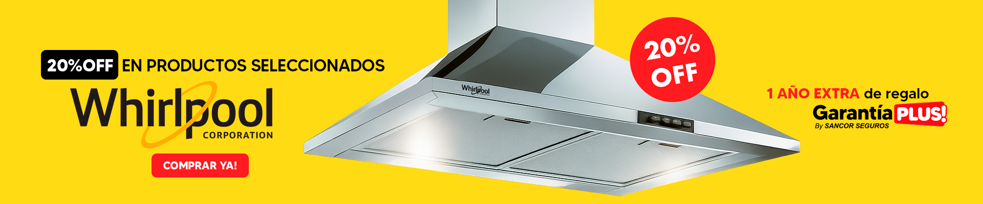 ¡20% OFF EN WHIRLPOOL!