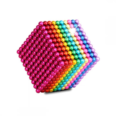 Cubo Bolas Magnético 216 piezas multicolor Imanes Neodimio 5 x 5 mm Cubo Bolas Magnético 216 piezas multicolor Imanes Neodimio 5 x 5 mm