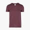 Camiseta jaspe escote en v Bordó jaspe