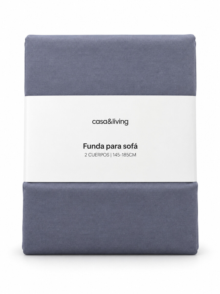 FUNDA SOFA 2 CUERPOS - GRIS 