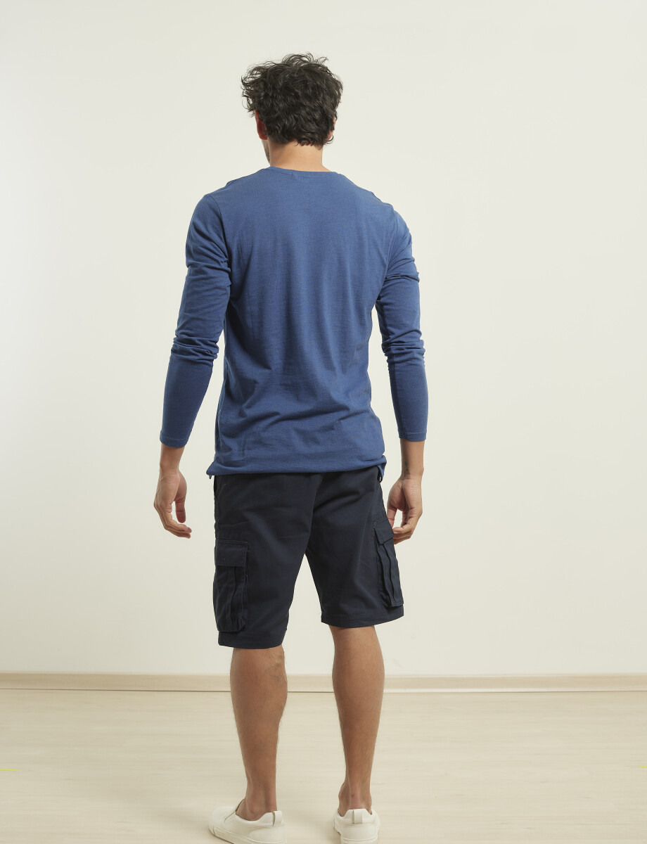 520719 T-SHIRT HARRY Azul Piedra