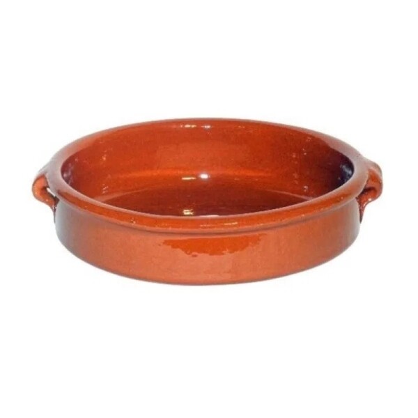 Cazuela barro miel 20 cms con asas Cazuela barro miel 20 cms con asas