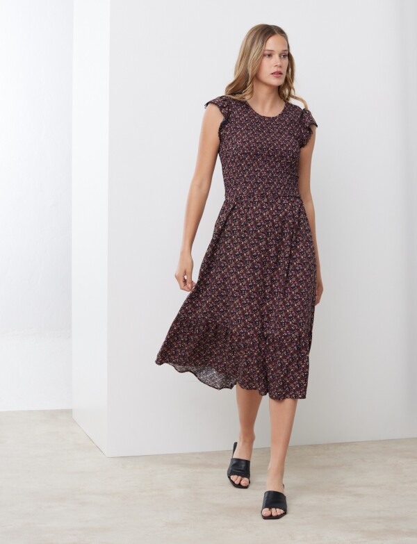 Vestido Liberty NEGRO/MULTI