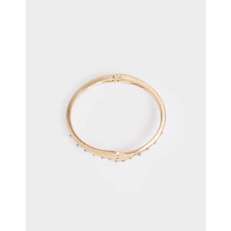 Pulsera Flexible De Hilo Dorado