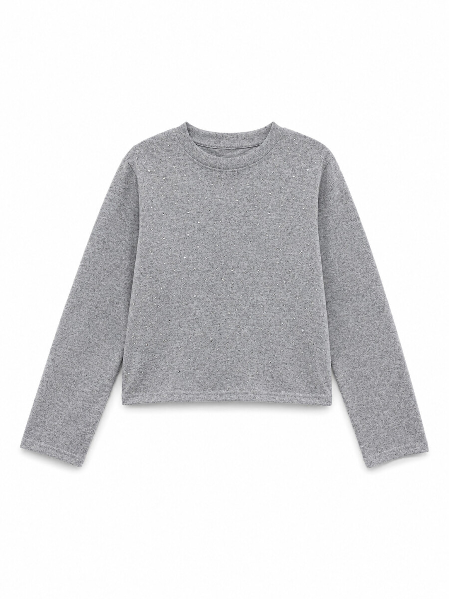 REMERA EMMA - GRIS MELANGE M 