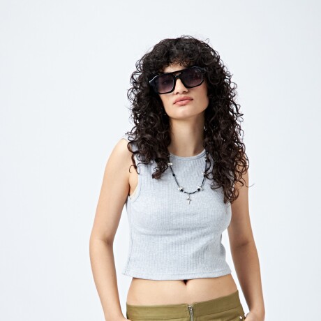 TOP NELSY Gris Melange