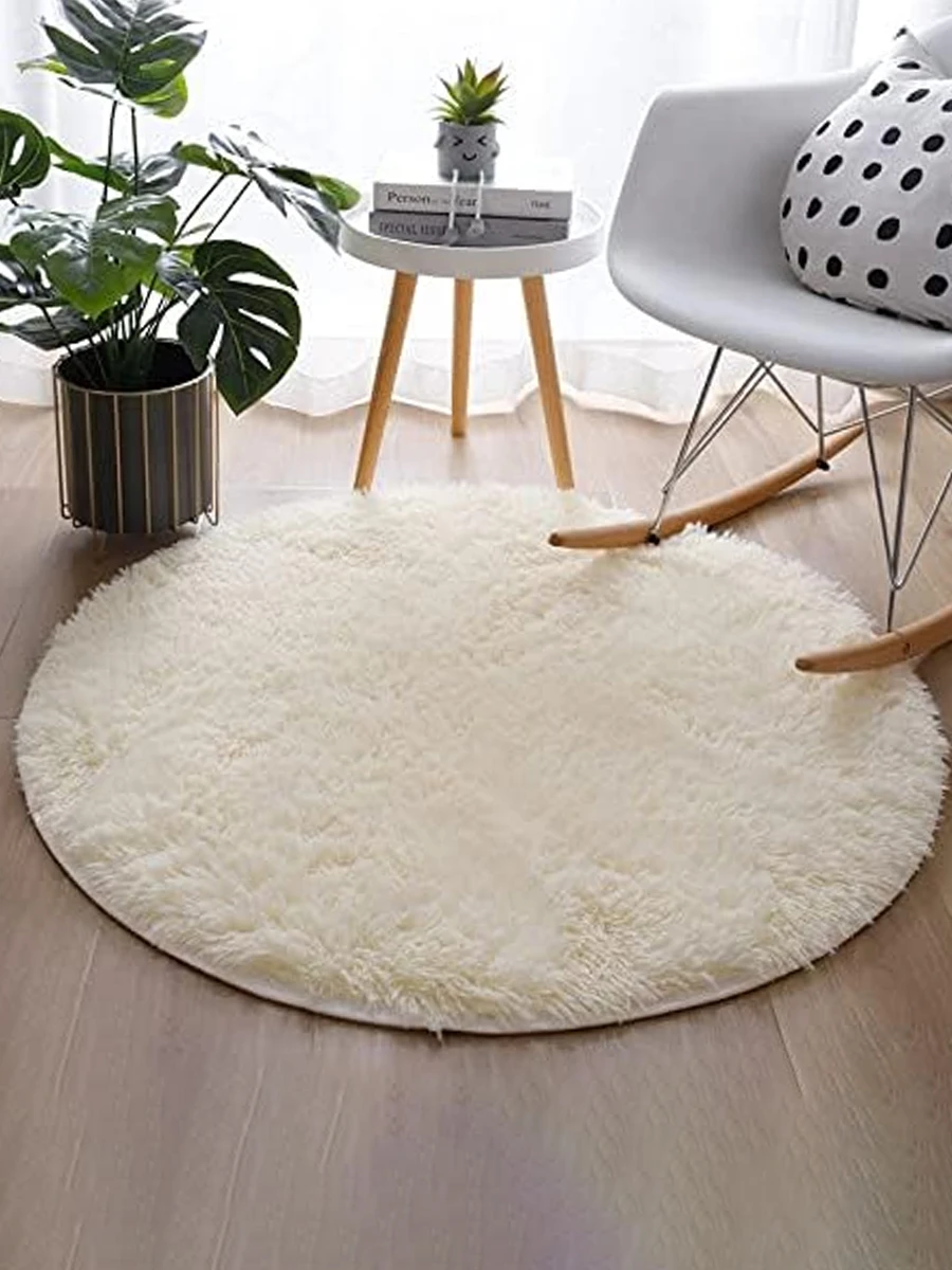 ALFOMBRA DE PELO - BLANCO 