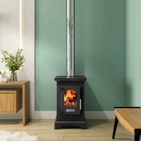 Calefactor A Leña Doble Comb Dublin 50m2 Kit Techo Metavila Calefactor A Leña Doble Comb Dublin 50m2 Kit Techo Metavila