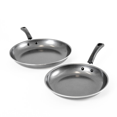 SET 2 SARTÉN ACERO NEGRO 25CM