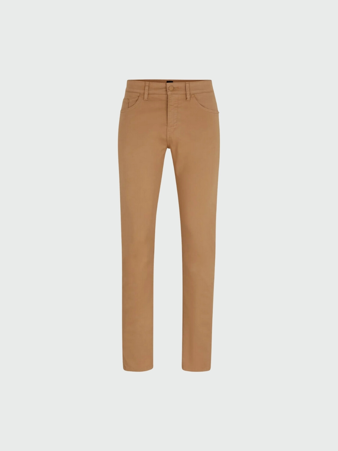 BOSS - Pantalón slim fit en denim elastizado con satinado ligero, DELAWARE Beige