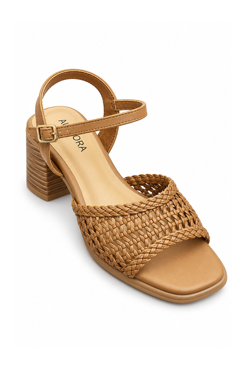Sandalia de vestir Aurora Marron